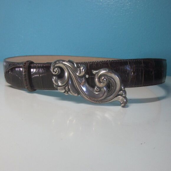 Brighton Womens Size M Leather Belt 1.25\